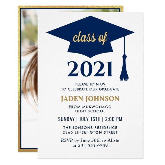 Modern PHOTO Class of 2021 Graduation Party