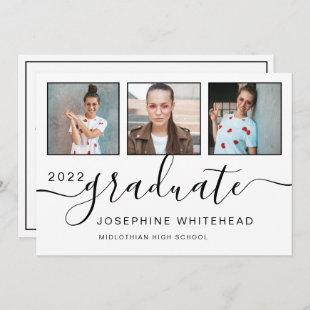 Modern Photo Graduation Collage 2022 Announcement