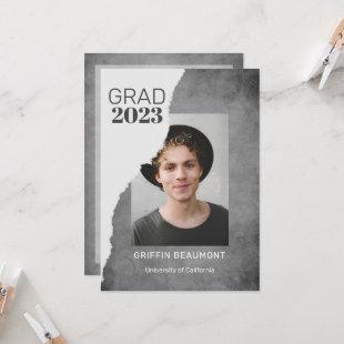 Modern  Photo Gray 2023 Graduation Party  Invitation