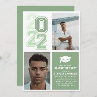 Modern Varsity 2022 | Photo Graduation Party Invit Invitation