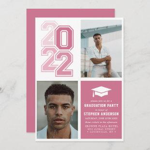 Modern Varsity 2022 | Photo Graduation Party Invitation
