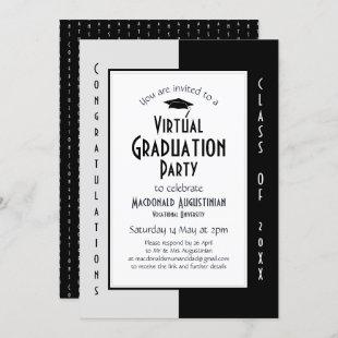 Modern Virtual Graduation Party Invitation