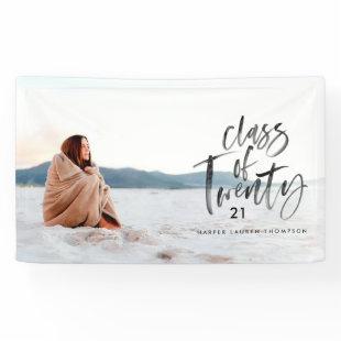 modern watercolor typography graduate photo coffee banner