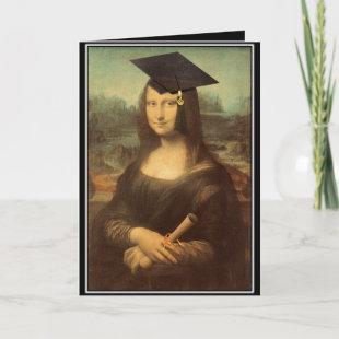 Mona Lisa's Graduation Day Card