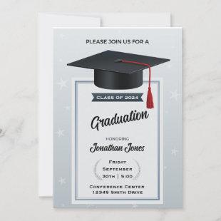Mortorboard and Tassel | Graduation Invitation