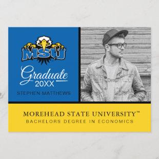 MSU Morehead State Graduate - Color Block Invitation