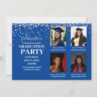 Multiple Photo Graduation Party Invitation