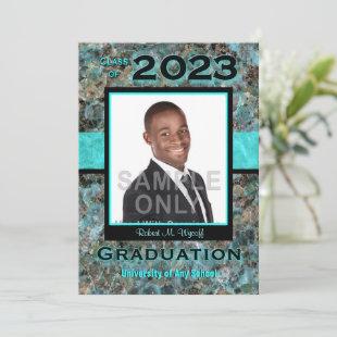 Natural Stone 2023 Graduation Photo Invitation