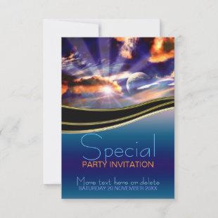 New Beginnings Sunrays Special party Invitation