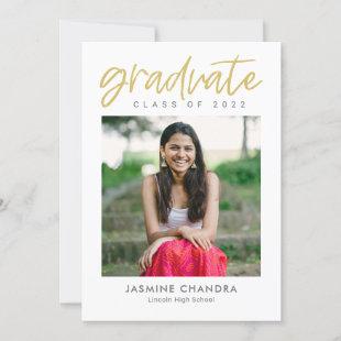 Notably Cool Editable Color Graduation Invitation