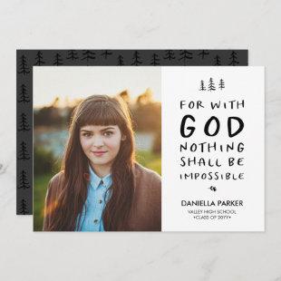 Nothing is Impossible Graduation Announcement