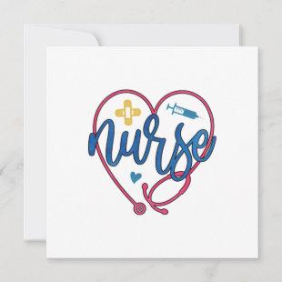 Nurse Art Nurse Invitation