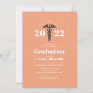 Nurse Class of 2022 Terracotta High School Grad Invitation