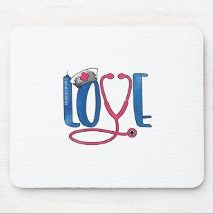 Nurse Gift | Love Nurse Mouse Pad