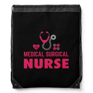 Nurse Gift | Medical Surgical Nurse Drawstring Bag