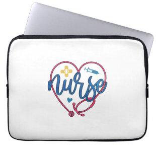 Nurse Gift | Nurse Heart Laptop Sleeve
