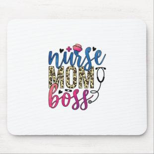 Nurse Gift | Nurse Mom Boss Mouse Pad