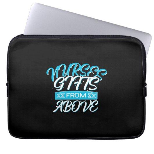 Nurse Gift | Nurses Gifts From Above Laptop Sleeve