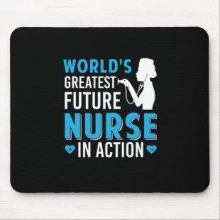 Nurse Gift | World Greatest Futurre Nurse Mouse Pad