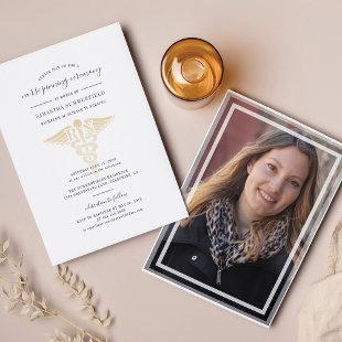 Nurse Graduate Pinning Ceremony Photo Invitation