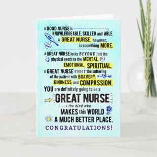 Nurse Graduation Congratulations Card