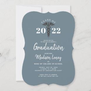 Nurse Graduation Dusty Blue Class of 2022 Invitation