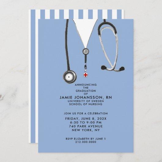 Nurse Graduation Party Invitations