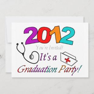 Nurse Graduation Party Invitations 2012
