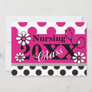 Nurse Graduation Party Invitations 20XX