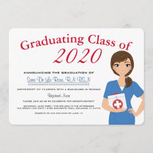 Nurse Medical Graduation Invitation
