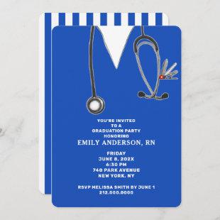 Nurse Nursing School Graduation Invitation