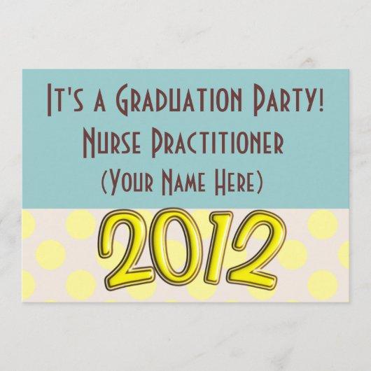 Nurse Practitioner Graduation Party Invitations