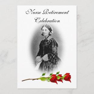 Nurse Retirement Celebration-Florence Nightingale Invitation