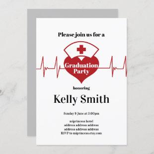 Nursing Graduation Party Invitation