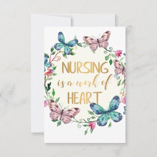 Nursing Nurse Thank You Appreciation Gift Quote