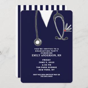 Nursing school graduation invitation