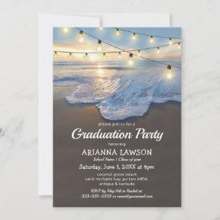 Ocean Beach Seaside 2022 Graduation Party Invitation