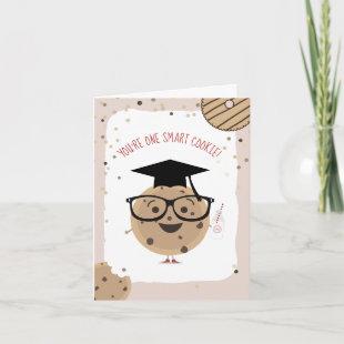 One Smart Cookie & Milk Kids Classroom Valentine   Card