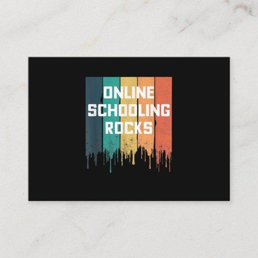 Online Schooling Rocks Home School Life Remote Lea Enclosure Card