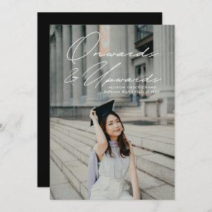 Onwards and Upwards 2 Photo Graduation Announcement
