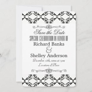 Ornate Pattern Save The Date