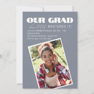 Our Grad Photo Graduation Invitation