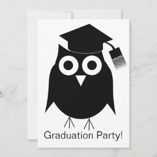 Owl Design Graduation Invitation