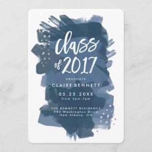 Painted Graduate Class of 2017 Graduation Announcement