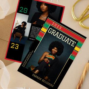 Pan African Photo Foil Graduation Announcement
