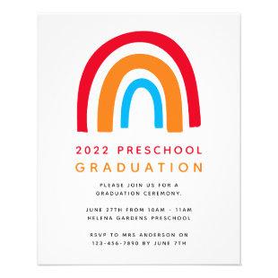 PAPER Rainbow School Graduation Invitation