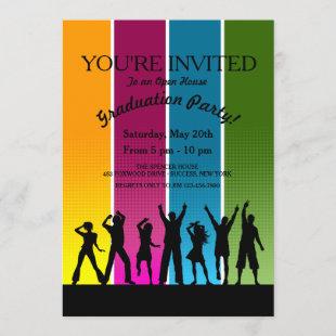 Party People Graduation Invitation