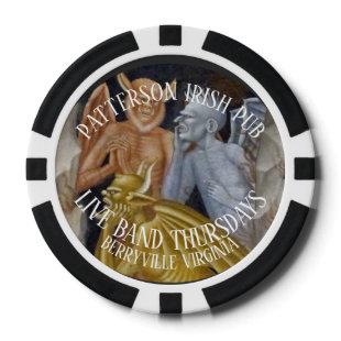 PATTERSON & THE SQUIRMIN VERMIN BERRYVILLE POKER CHIPS