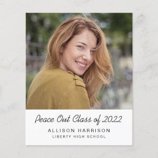 Peace Out Class of 2022 Photo Graduation