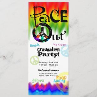 Peace Out Graduation Invitation